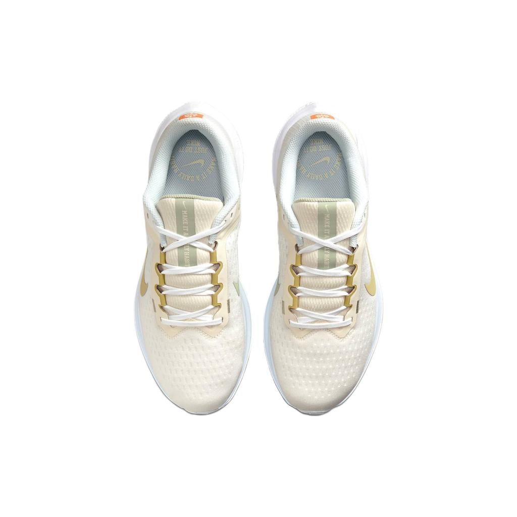 New Nike Air Zoom Winflo 10 Running Shoes 'White Sail Buff Gold' Women's FV3636-171