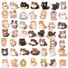 10/30/50pcs Cute Funny Cartoon Cat Stickers Animal Decals Decoration DIY Notebook Guitar Motorcycle Waterproof Graffiti Sticker