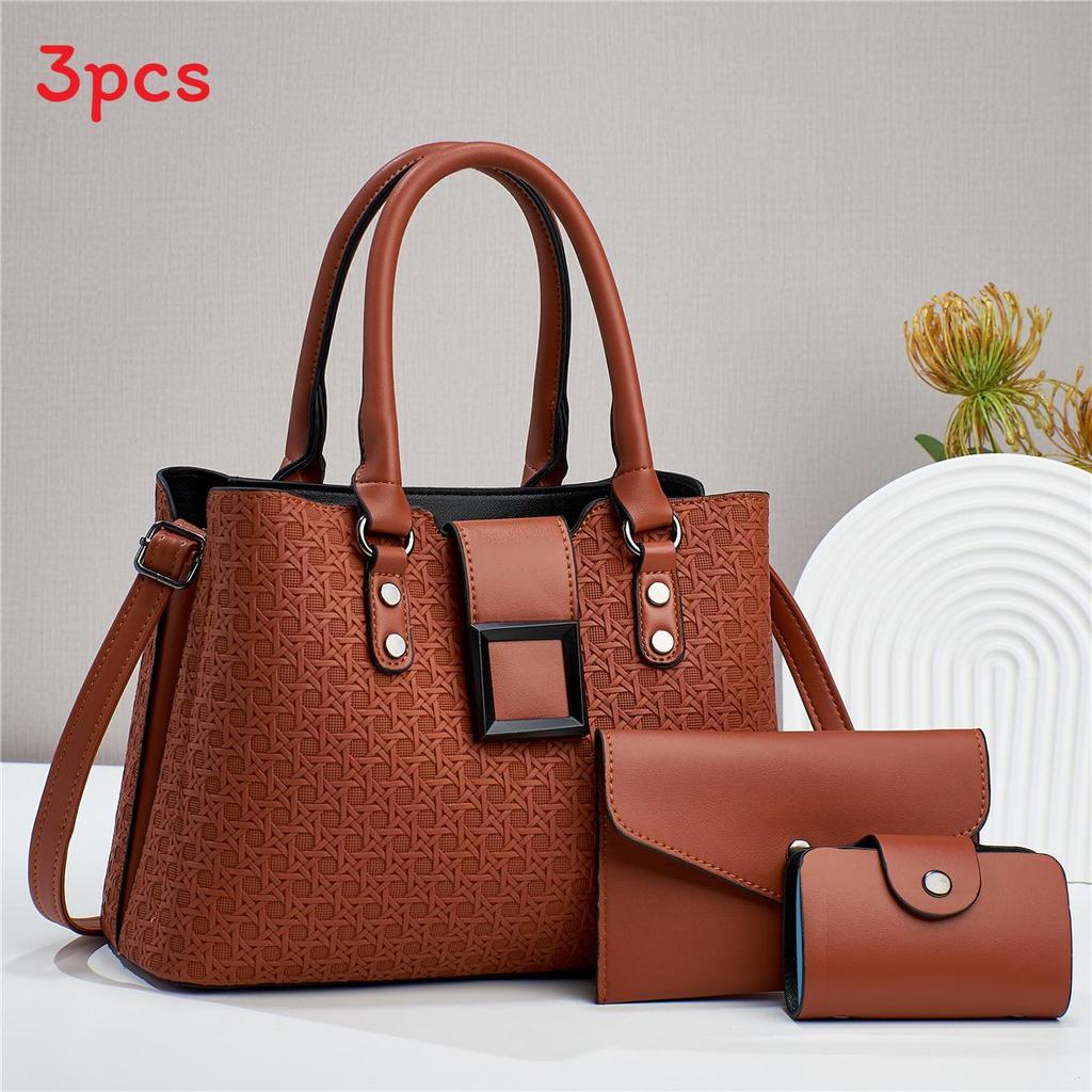 

Pu Geometric Pattern Large Capacity Shoulder Bag For Daily Use жовтий