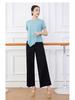 Damen Übergröße Modern Dance Modal Weitbein-Hose für Frühling/Sommer - Locker, Klassischer Chinesischer Stil Übungskleidung