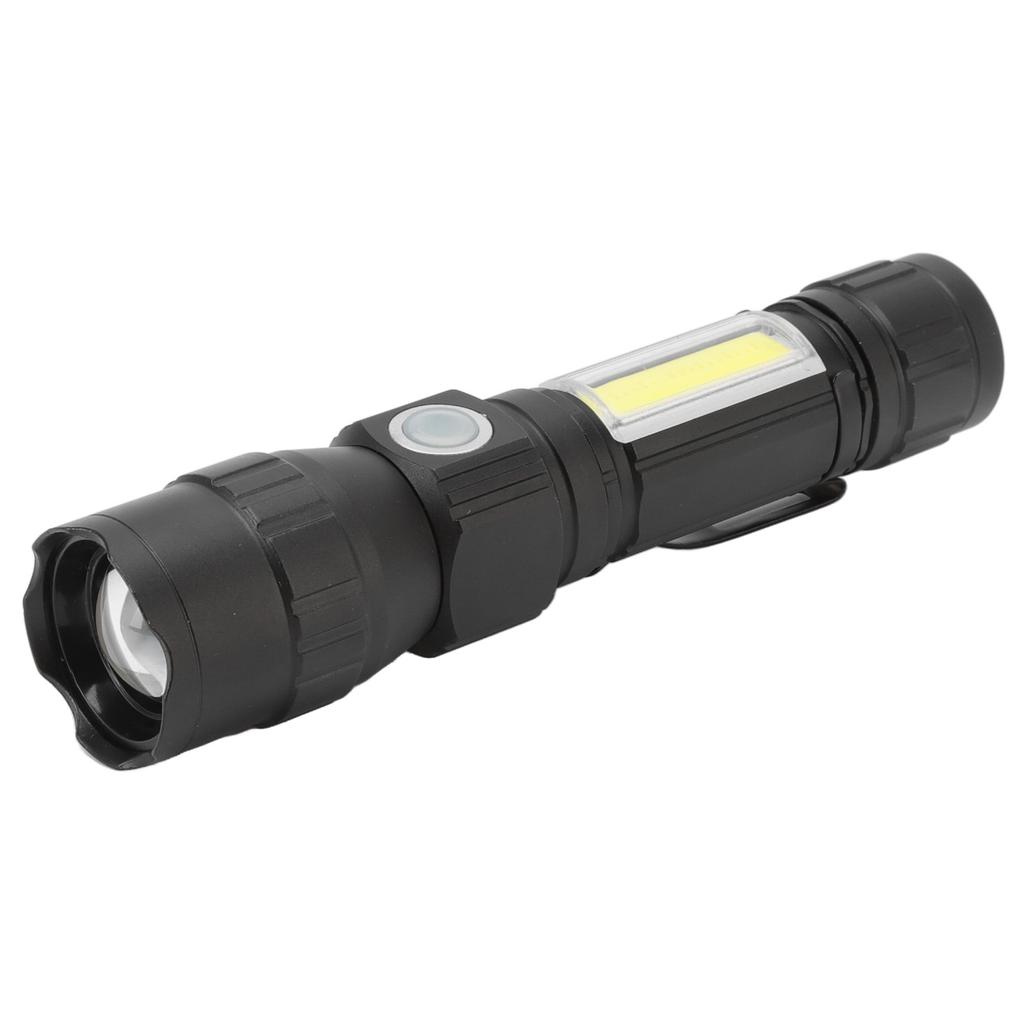 Wiederaufladbares UV-Licht 7 Modi USB-Aufladung Leicht Wasserdicht Taschen-LED-Taschenlampe mit Clip