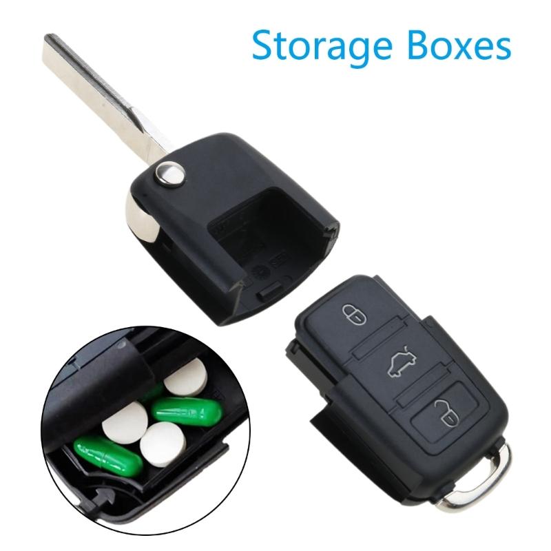 Car Key Secret Storage Box Hiddens Organize Holder Supplies Accessory for Small Beads Item Organization Holders