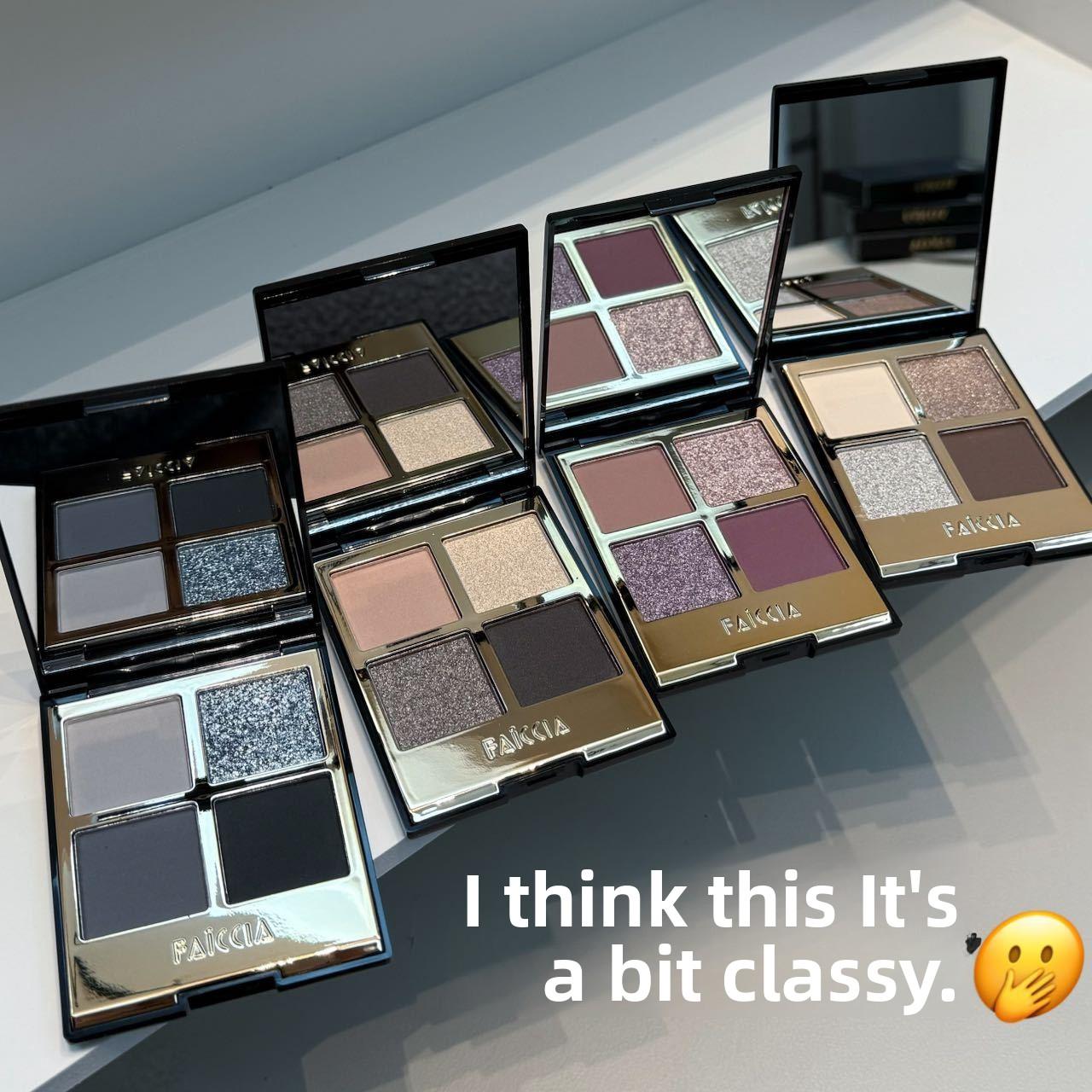 

Four-color Earth Color Fine Flash Eyeshadow for All Skin Types 8.5g
