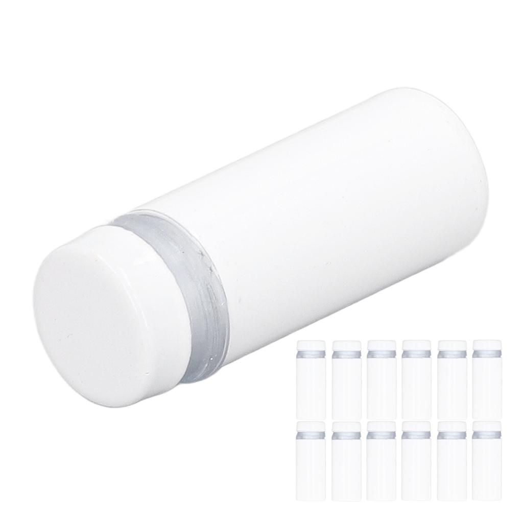 12Pcs Standoff Screws Stainless Steel Wall Sign Advertising Hardware Nail for Acrylic 12x30mm