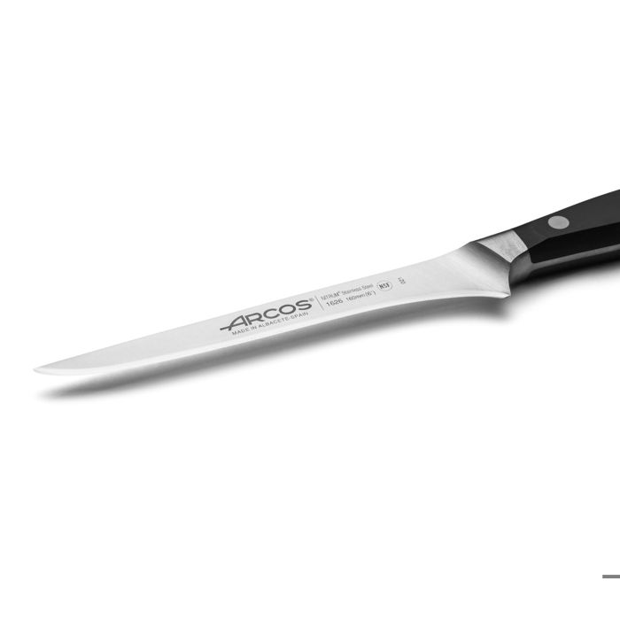 Couteau désosseur - Arcos - Manhattan - 16 cm - Acier inox - Manche POM noir