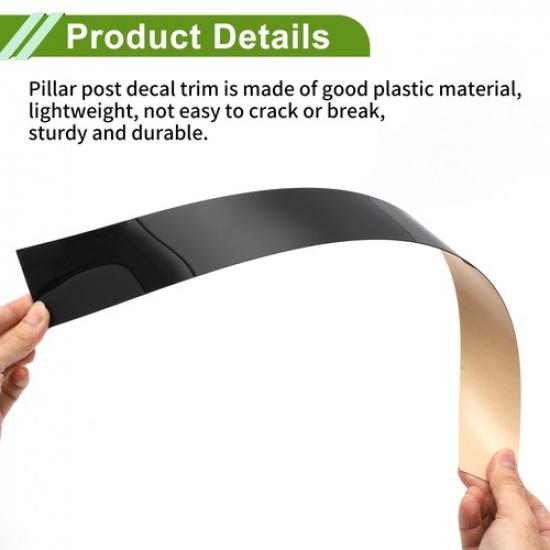 4 Pcs Pillar Window Trim for Dodge for Ram 2009-2018