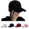 Unisex černá kšiltovka Jednobarevná baseballová čepice Pánské Dámské Bavlněné čepice Ležérní Snapback kšiltovky Venkovní Kšiltovka pro tatínky Velikost Nastavitelná čepice