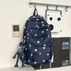 Schoolbag new load-reducing spine protection schoolbag for female middle and high school students, large-capacity trendy backpack for travel and 