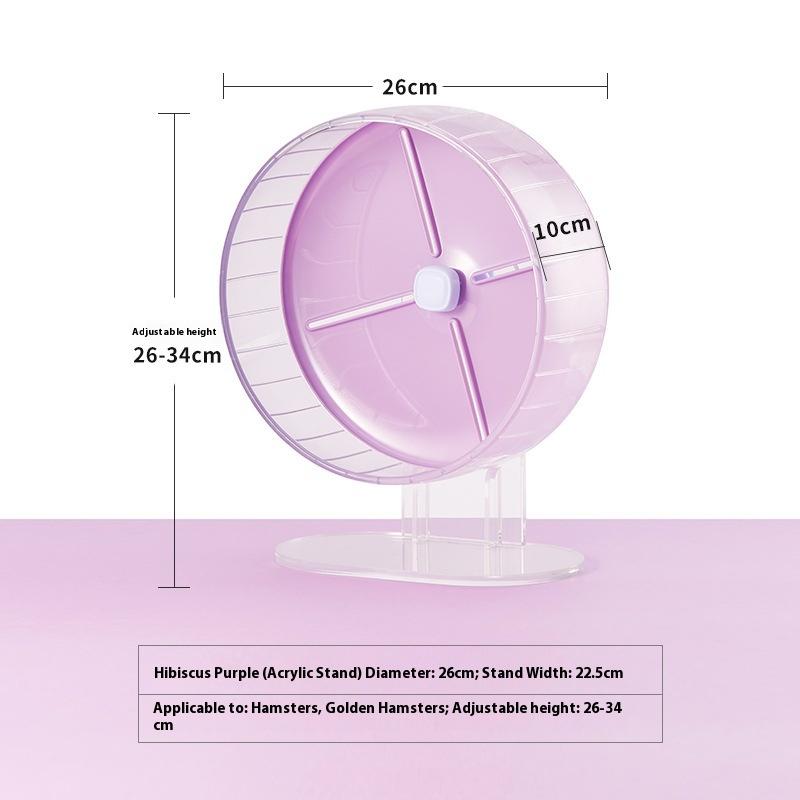Hamster Running Wheel Ultra-quiet Roller Bracket Large Roller Running Ball Toy Summer Landscaping Toy Small Pet