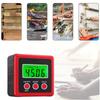 3 Button Digital Angle Finder Magnetic Carpentry Bevel Protractor Level Box Inclinometer