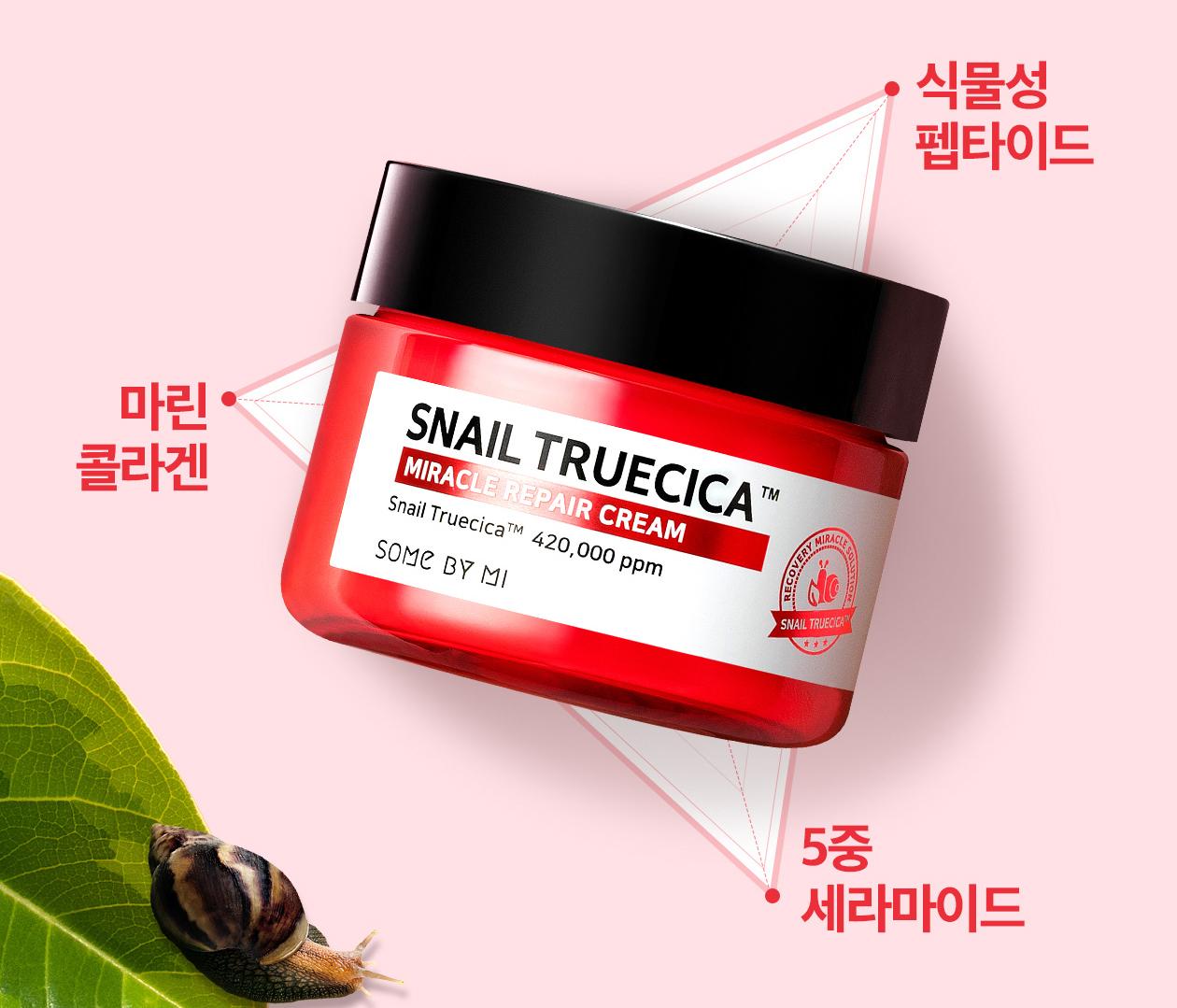 

Крем для лица Some By Mi Snail Truecica Miracle Repair