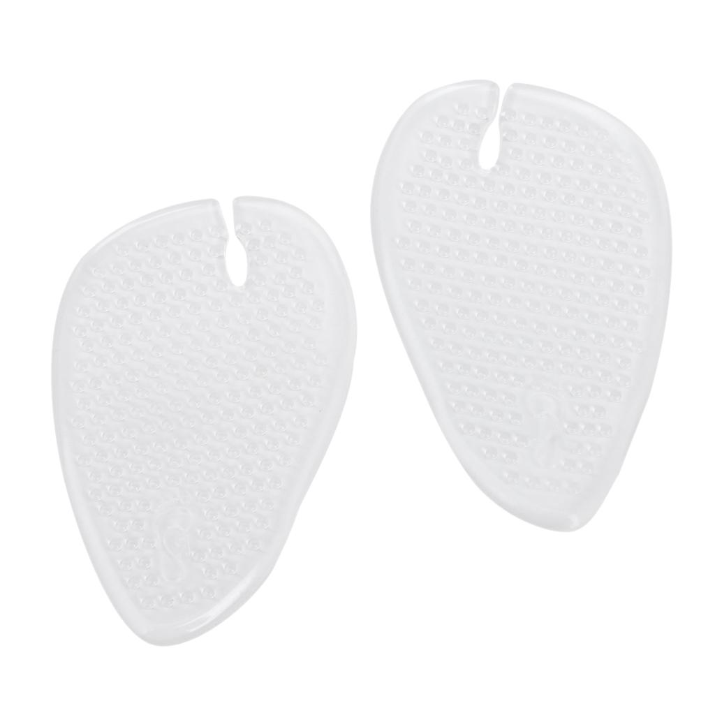1 Pair Silicone Gel Inserts Cushion Foot Care Insoles For Flip Flop Sandals