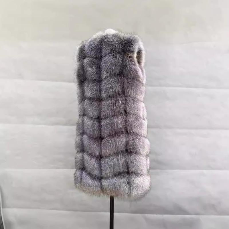 Fur Outer Vest New Autumn and Winter Clothing Women's Fashion Casual Imitation Fox Hair Light Luxury Thermal Vest