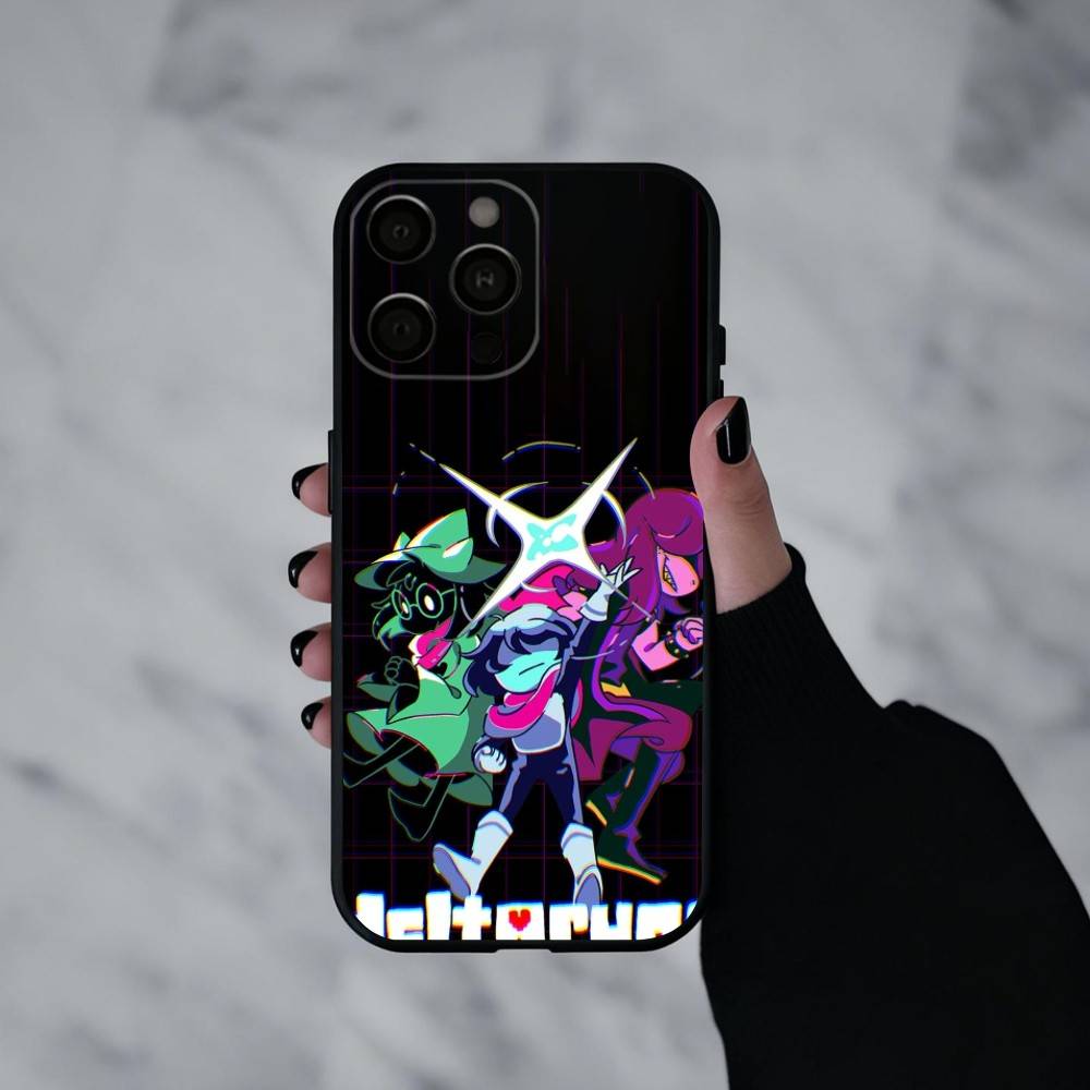 

Game D-Deltarune-E Phone Case For iPhone 17pro,16,15,14,13,12,11 Plus,Pro Max,XS,Soft Silicone Black Cover iPhone15plus