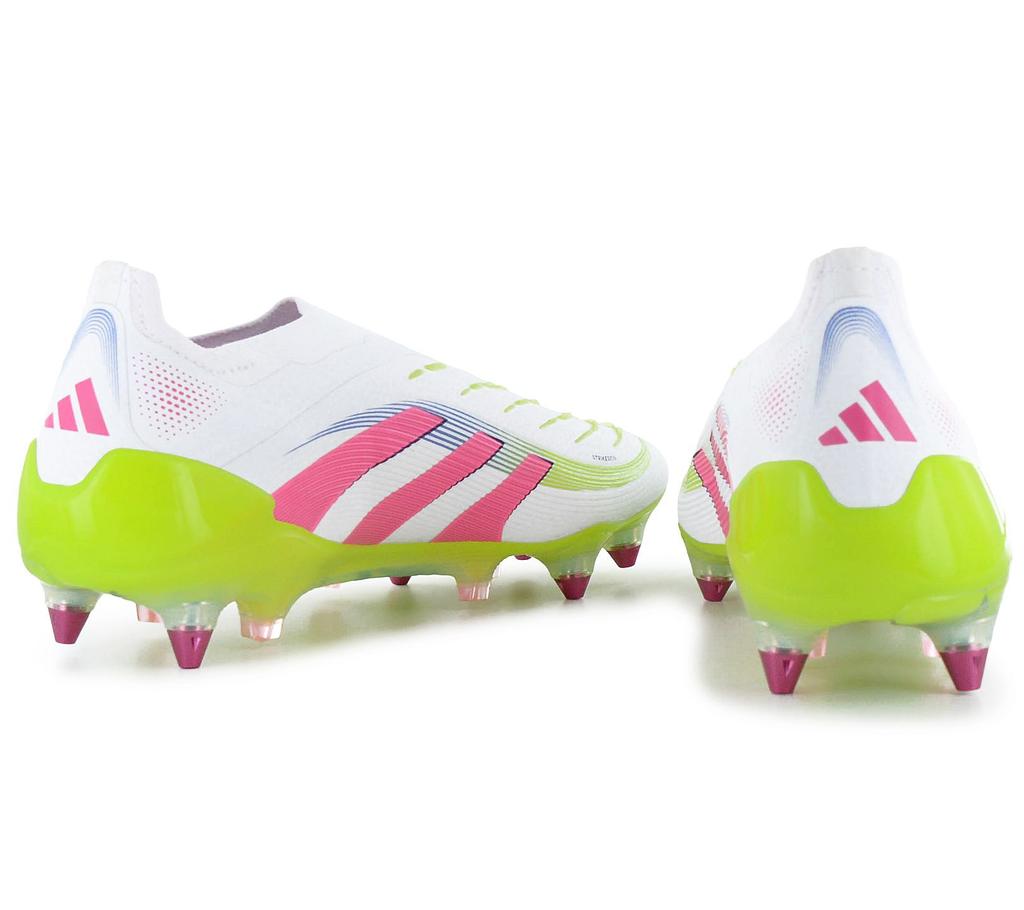 Adidas PREDATOR ELITE Laceless LL SG - Men's Football Boots White ID3848 ORIGINAL