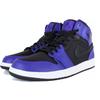 New JORDAN 1 Mid Black Dark Concord 2014 554724-019