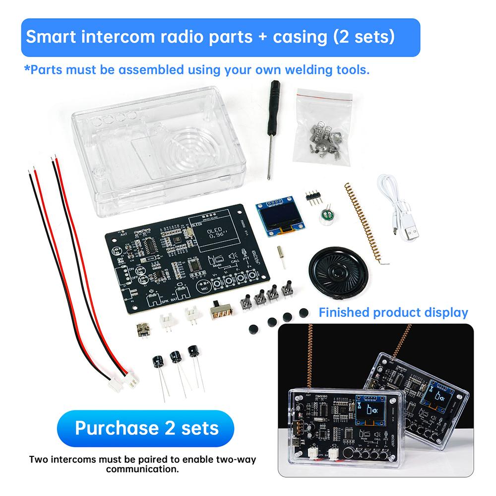 FM Radio Adjustable Frequency Meter DIY Electronic Kit 87-108MHZMHz BK4802P+RDA5807 Chip