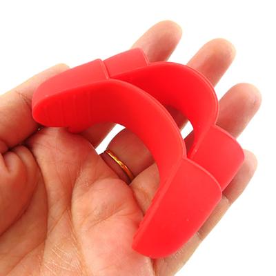 1 paio di mini clip per dita in silicone con isolamento termico per ciotola, piatto, morsetto