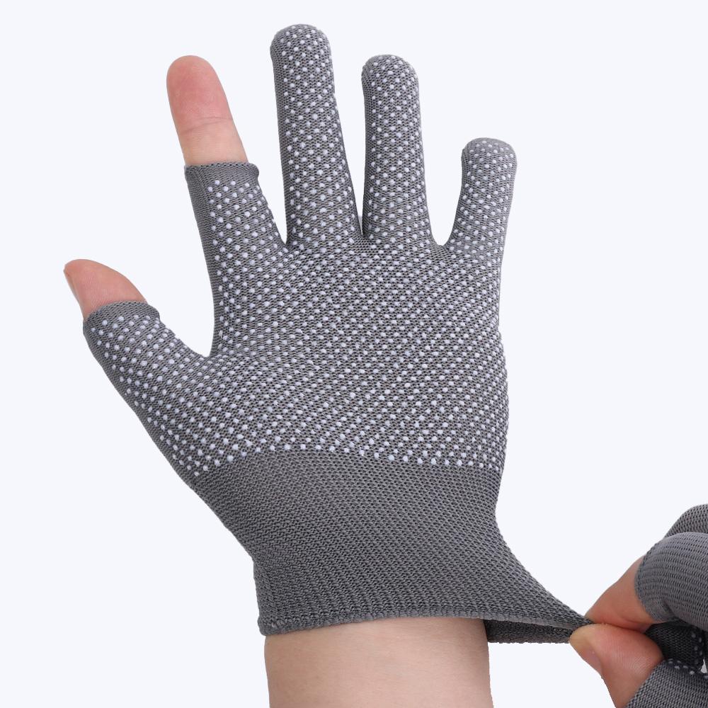 Non-slip Motorcycle Touchscreen Nylon Gloves Men Summer Outdoor Riding Sports Fitness Breathable Sunscreen Half Finger Gloves