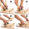 Folding Bracket 0° 90° 180° Iron Folding Lock Extension Table Chair Bed Leg Foldable Support Brackets Hinge Self Lock Hinges