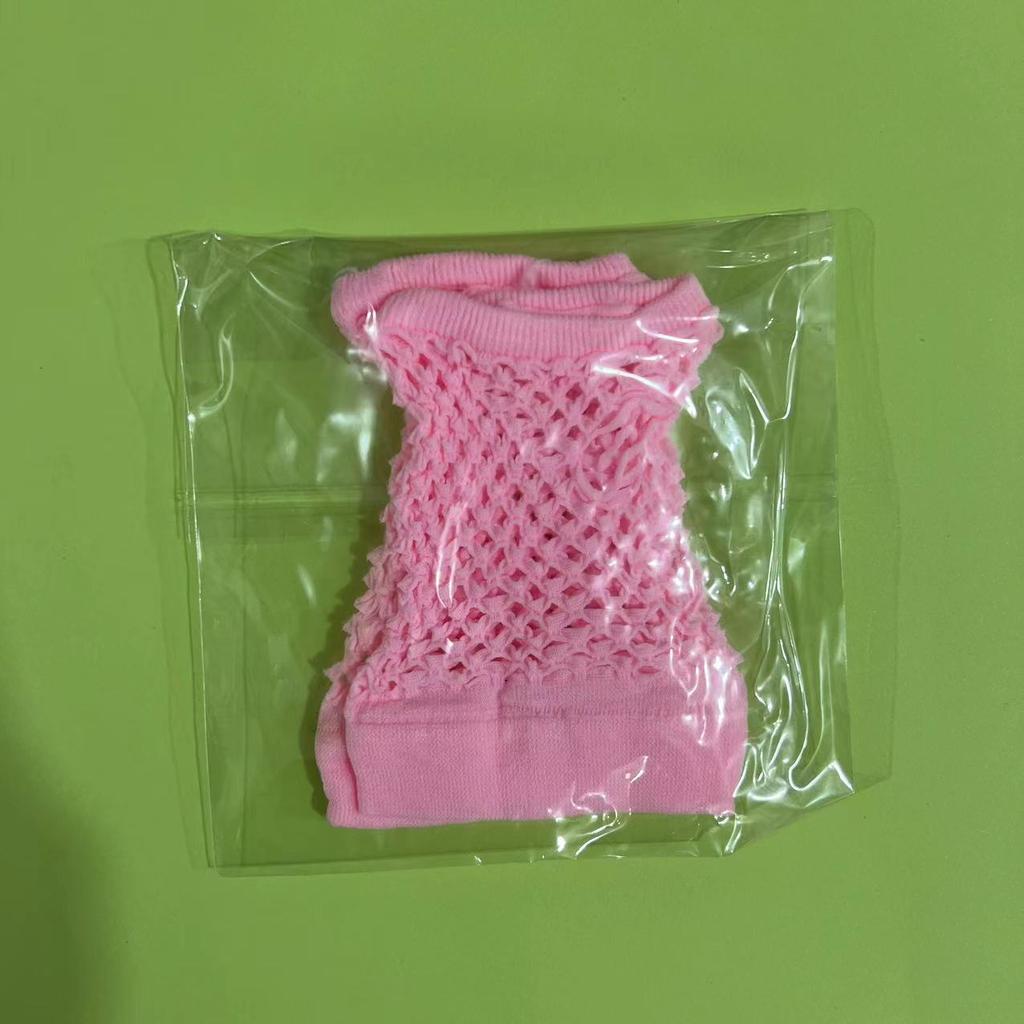 Short Fishnet Gloves Nightclub Multi-color Sexy Elastic Gloves Punk Mesh Gloves Hollow Fingerless Gloves