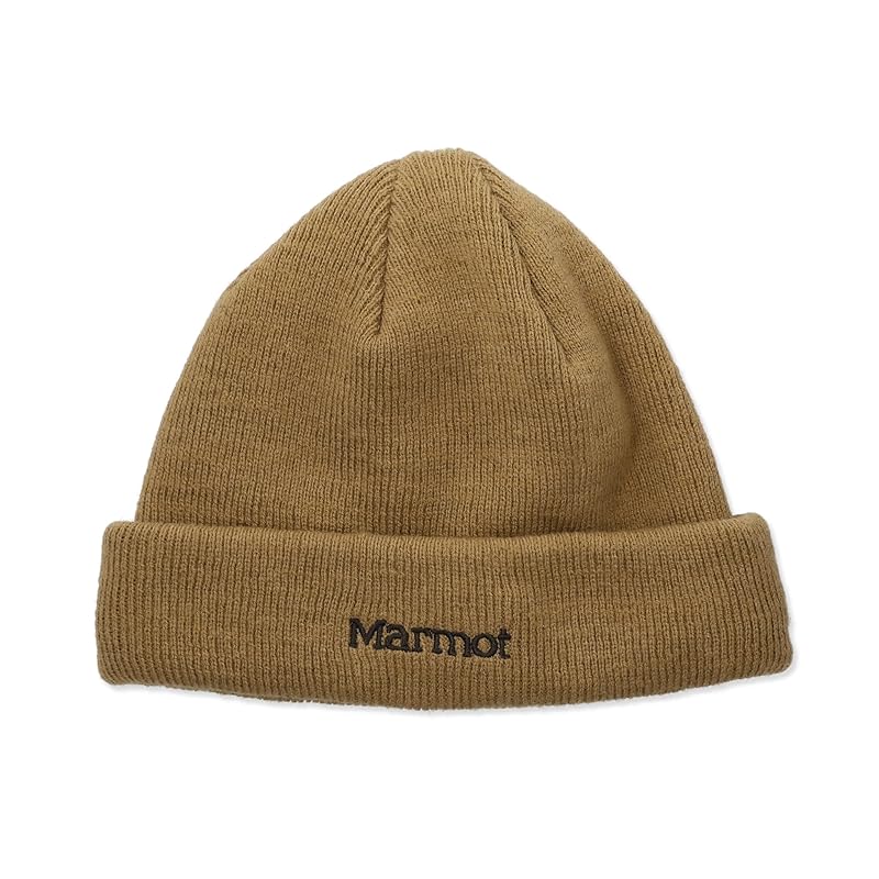 

[Marmot] шапка короткой вязки коричневая