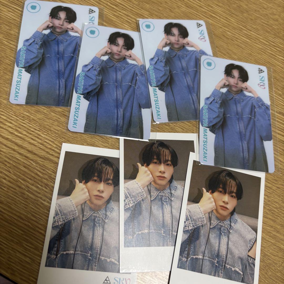 

[USED] Sakuya Matsuzaki BATTLE BOYS M Card Instax-style Trading Card Batbo