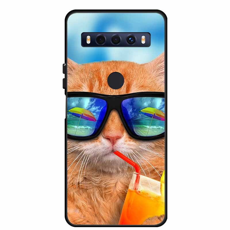 For TCL 10 SE Case Popular Picture Black Silicone Soft Back Cover Case For TCL 10 SE Phone Case Cover 10SE 6.52" Coque Funda Bag