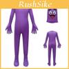 McDonald's Spookgezicht Onesie Paars Cartoon Kostuum Voor Kinderen