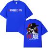 Heißes Spiel Resident Evil Merch T-Shirts Herren Damen Vintage Hohe Qualität Mode T-Shirt Sommer Baumwolle Übergroße T-Shirts Streetwear