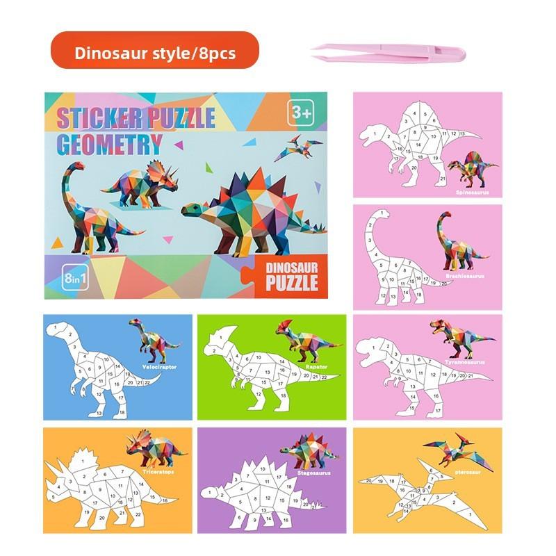 Early Education 3d Sticker Puzzle With Fine Motor Skills For Parent Child Activity
