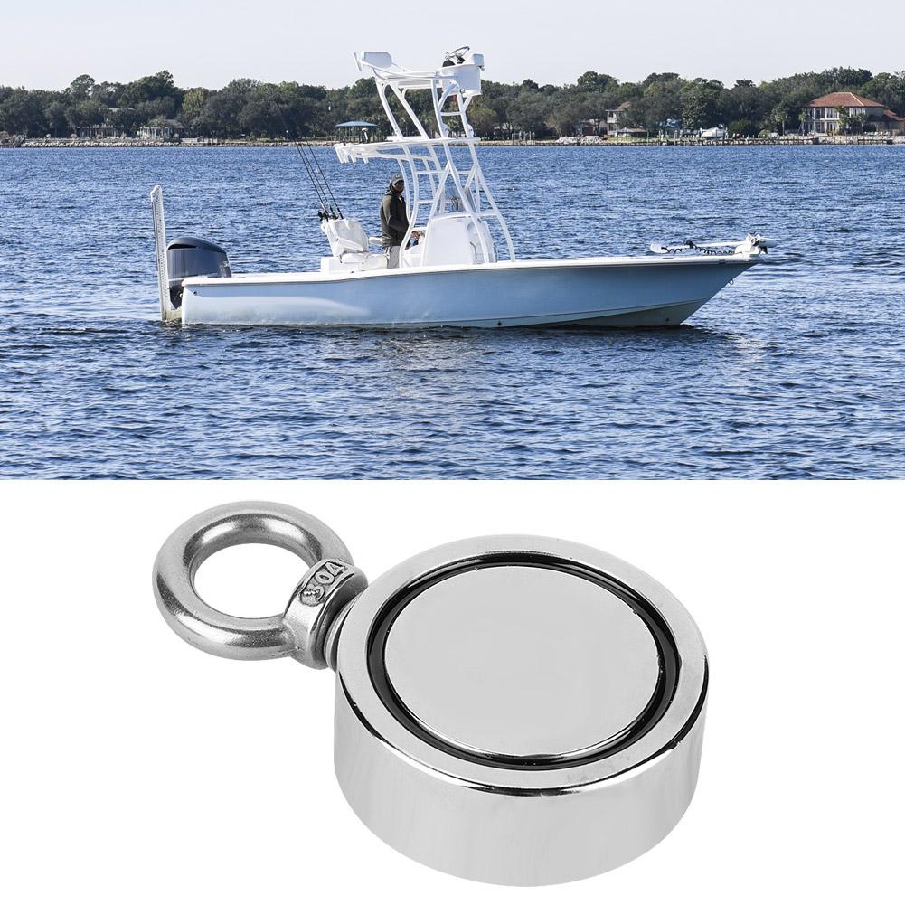300KG Strong Pull Sea Fishing Hunting Salvage Recovery Magnet with 10M Rope