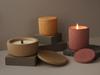 Round Candle Jar Silicone Mold DIY With Lid Jewelry Storage Box Craft Making Plaster Epoxy Resin Vase Casting Molds Home Decor