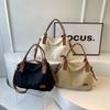 Large Capacity Shoulder Bag for Women  Feminine Totes  Zipper  Versatile  High Quality