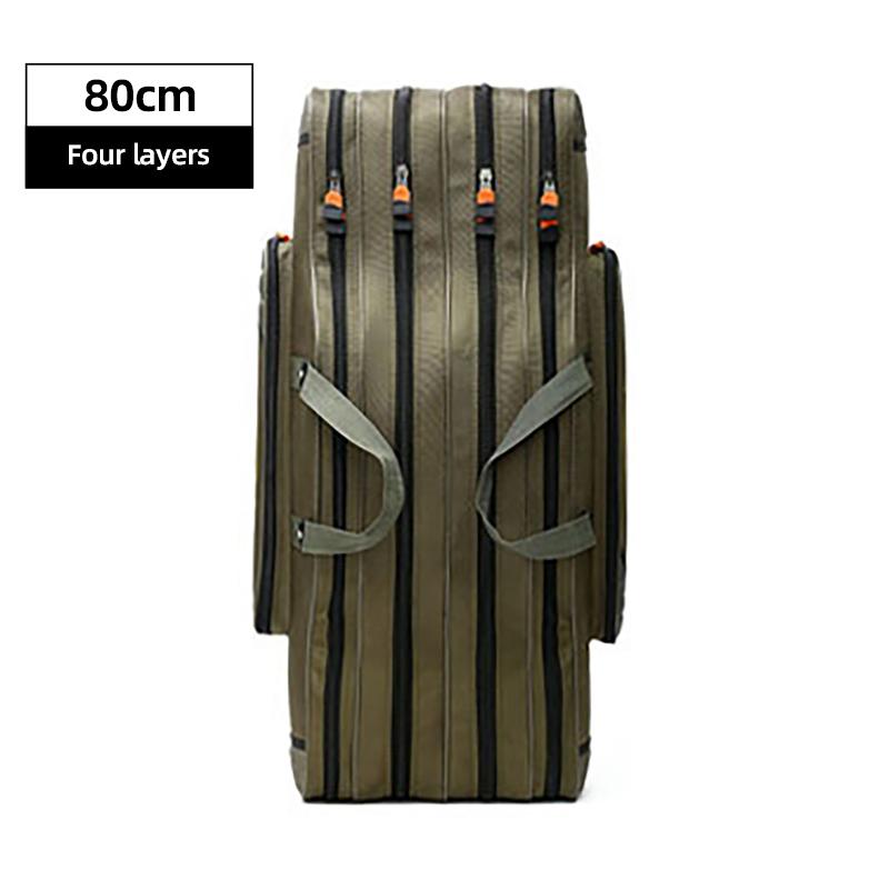 Fishing Bag 80cm90cm1 Meter 1.2 Two-layer Three-layer Four-layer Large-capacity Fishing Gear Bag, Sea Rod Bag, Fishing Rod Bag, Big Belly Bag