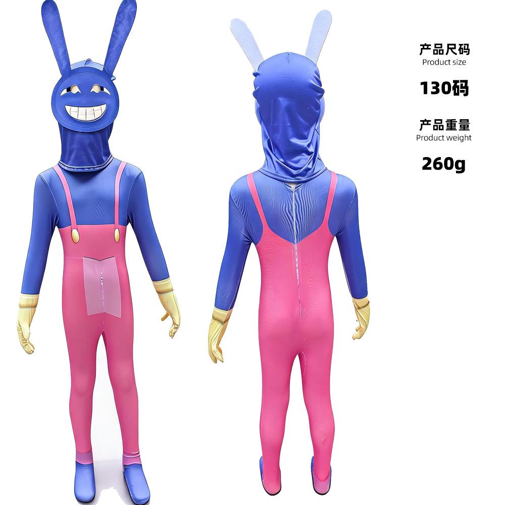 Pomni Cosplay Kostuum Anime The Amazing Digital Circus Cartoon Uniform Hoed Handschoenen Halloweenfeest voor Dames Heren Kostuums L