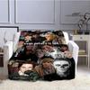 D Evan Peters Printed Throw Blanket  Soft Warm and Stylish Home Textile for Birthday Gifts
