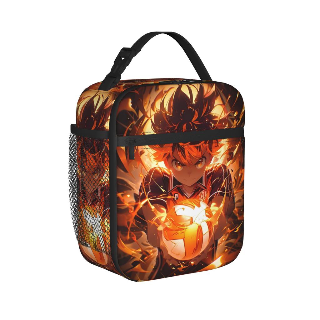 Gojo satoru Thermal Lunch Bags High Capacity Jujutsus Kaisens Reusable Thermal Carrier Tote Lunch Box Beach  Open-air Food Handbags