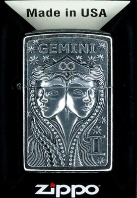 ZIPPO ZODIAC GEMINI Lighter Twins 2006503