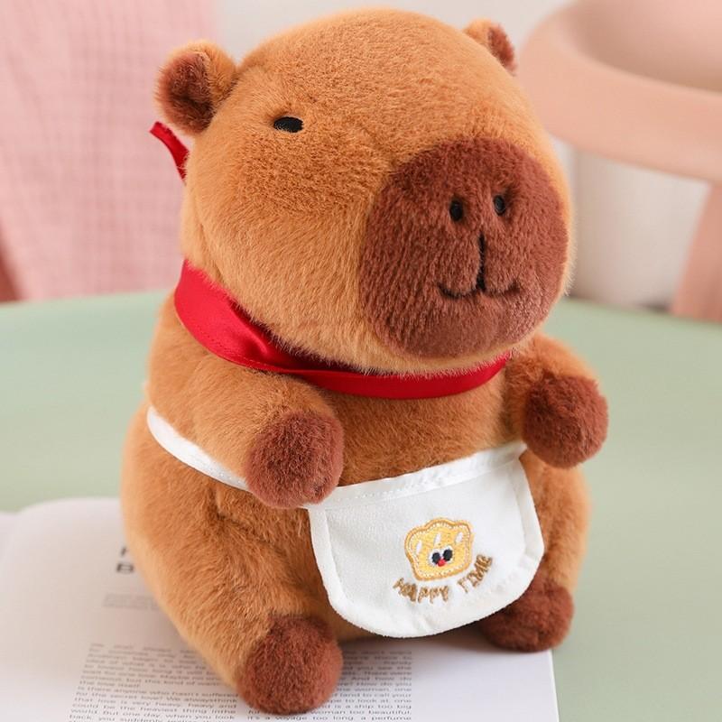 Capybara Bread Stuffed  Animal Plush Toy With Pp Cotton Filling For Kids Decor