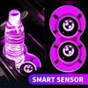 VGO1 New 2025 Car For 2pcs Car Luminous Water Cup Coaster 7 Colorful For BMW M Power Performance M3 M5 X1 X3 X5 X6 E46 E39 E36 E6