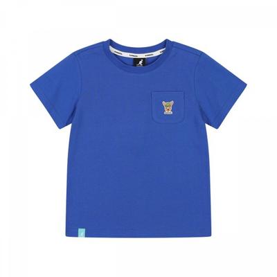 PockeT Lou Symbol ShorT Sleeve T shirT Sb 0004 Blue