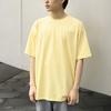 Converse Worldwide Class T Shirts Men's Yellow Crew Neck Moderate Straight Fit 10021508-A02