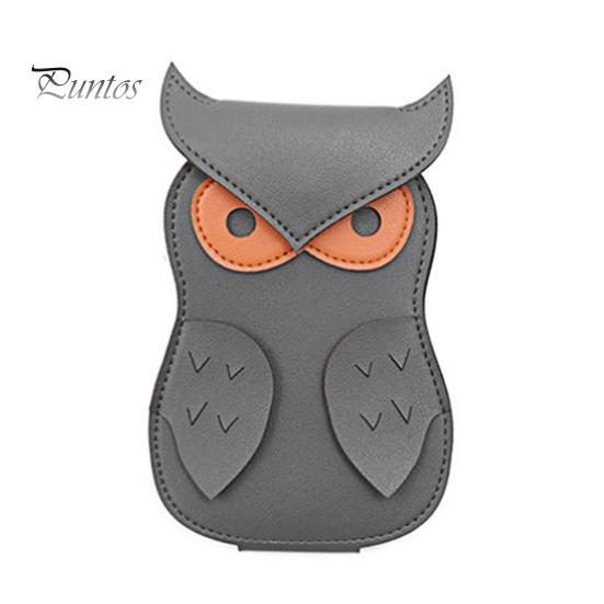 

Держатель для медиаторов, сумка для хранения медиаторов из искусственной кожи с рисунком совы, 18 слотов, чехол для медиаторов для гитаристов серый