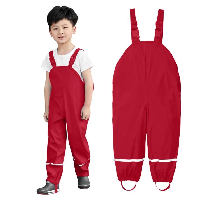 Kinder Wasserdichte Regenhose Kleinkind Kinder Jungen Mädchen Regenhose Winddichte Wasserdichte Latzhose Overall Kleidung