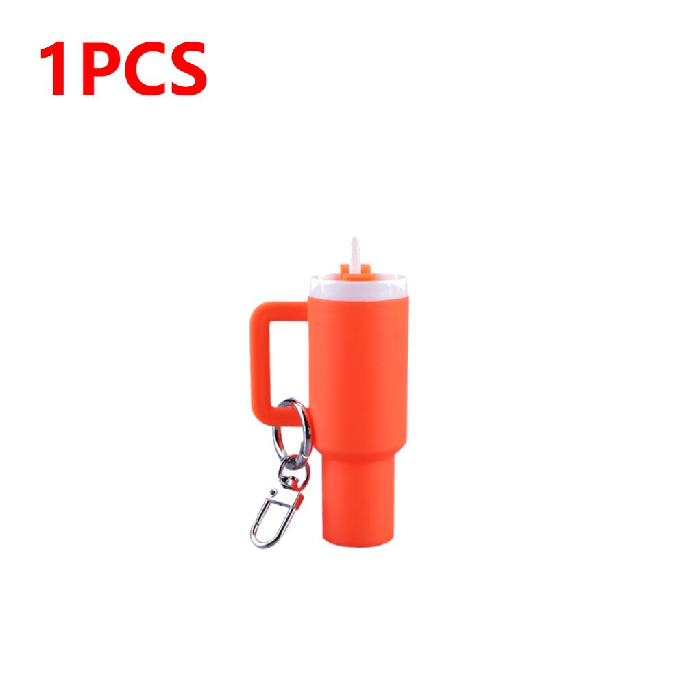 Mini Cup Keychain Mini Tumbler Keychain Cute Tumbler Key Ring Handbag Charms Key Ring Mini Keychain Pendant for Handbag Decor
