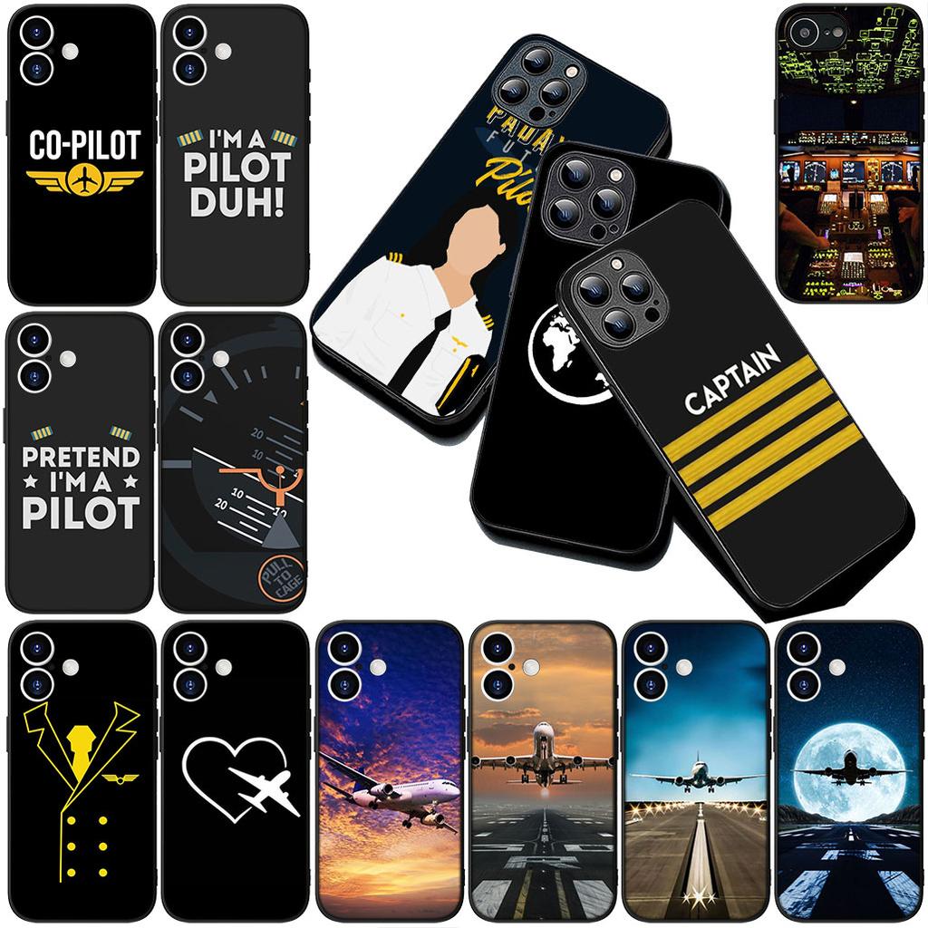 Cover for Xiaomi Redmi 15 15C A3 A4 A5 9A 9C NFC Note 9 8 9T 8T Pro Casing Phone Case Aircraft Travel Airplane Pilot Epaulette