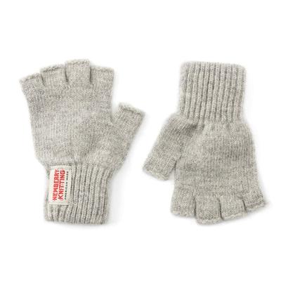 NEWBERRY KNITTING Fingerlose Handschuhe - Grau