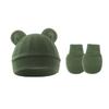 Conjunto de Chapéu e Luvas para Bebê Menina Algodão Gorro para Recém-nascidos Acessórios para Meninas Touca para Bebê Touca para Crianças Pequenas e Bebês Presente para Recém-nascidos