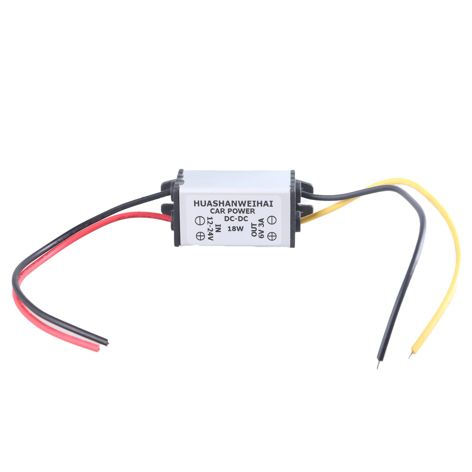 

Водонепроницаемый понижающий преобразователь 12 ~ 24 В в 1/2/6/7/8/9 В 3А, модуль преобразователя питания для автомобильного светодиодного дисплея, двигателя 6V